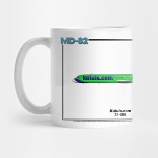 McDonnell Douglas MD-82 - Kulula.com (Art Print) Mug